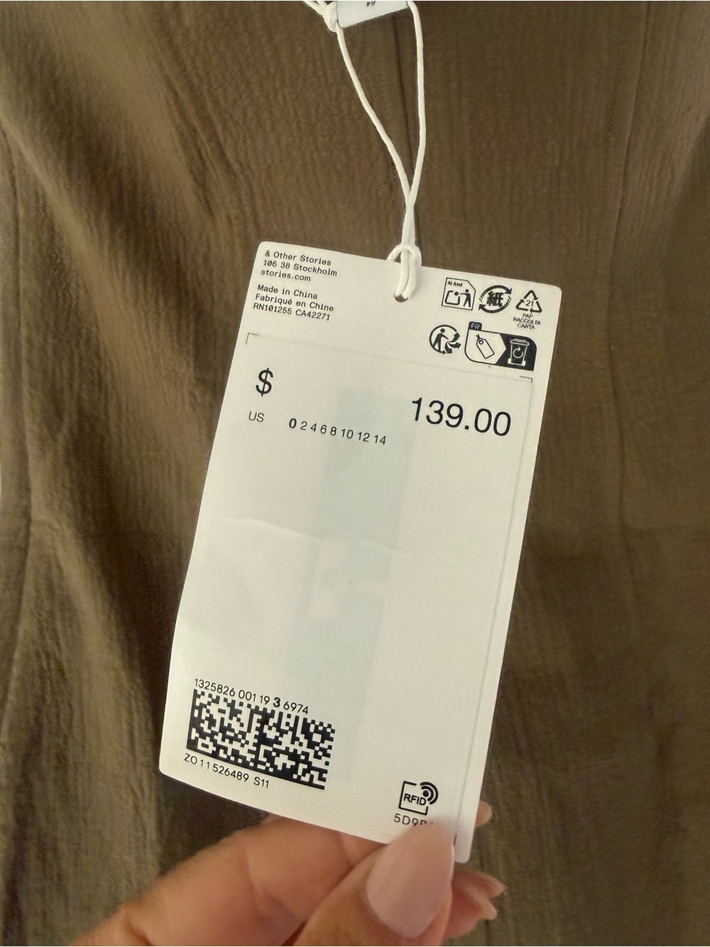 & Other Stories Taupe Halter Midi Dress - Picture 5 of 10